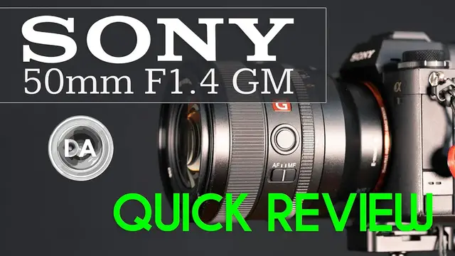 Video thumbnail for Sony FE 50mm F1.4 G Master Quick Review |