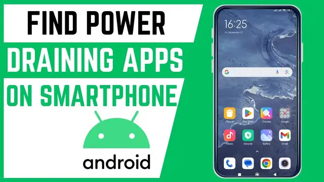 Video thumbnail for How To See Power Draining Apps On Android Smartphone