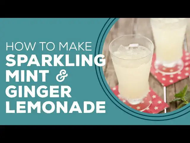 Video thumbnail for Blast from the Past: Sparkling Mint and Ginger Lemonade Recipe | Refreshing Drinks for Summer