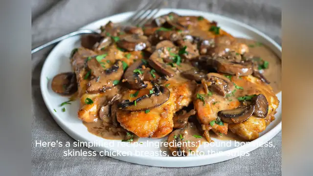Video thumbnail for chicken marsala recipe easy