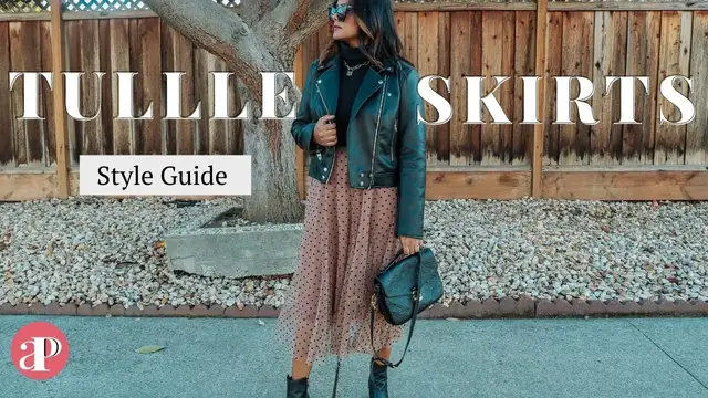 'Video thumbnail for What to Wear with Tulle Skirts - How to Style Them for Daily Outfits'