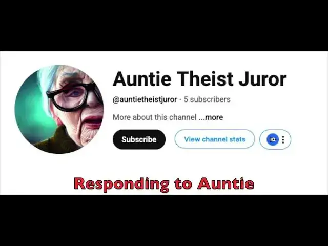 Video thumbnail for My reply to Auntie 24 09 2025