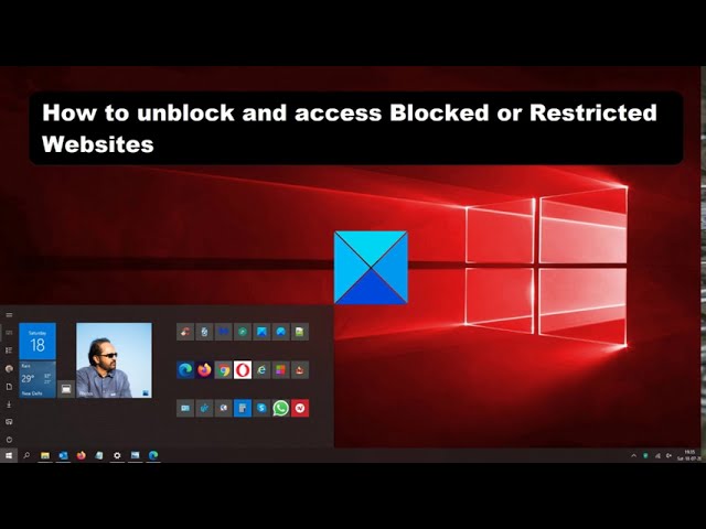 Video thumbnail for How to unblock and access Blocked or Restricted Websites
