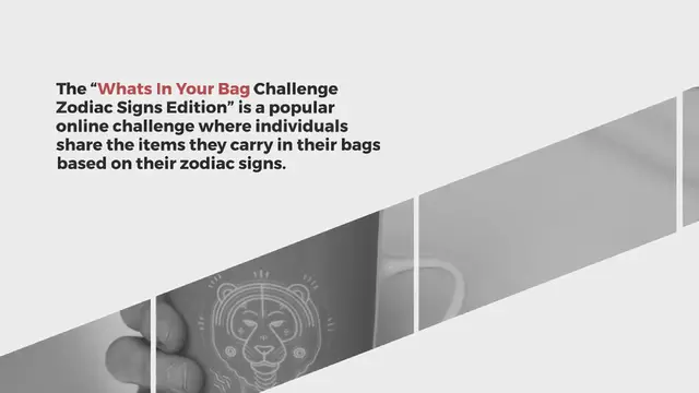 Video thumbnail for Whats In Your Bag Challenge Zodiac Signs Edition
