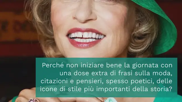 Video thumbnail for Le 50 frasi sulla moda più famose di sempre