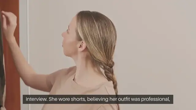 Video thumbnail for "Job Interview Dress Code Debate: Woman Declines Second Chance After Showing Up in Shorts"