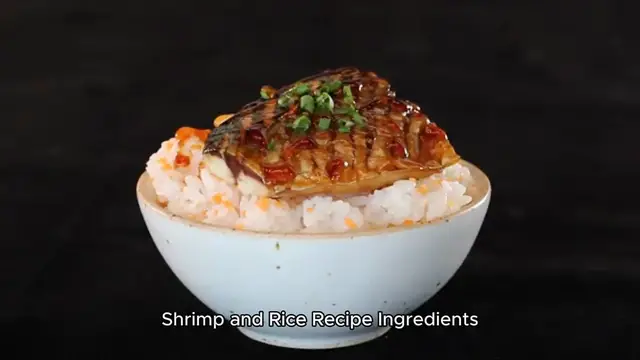 'Video thumbnail for Shrimp and rice recipe'