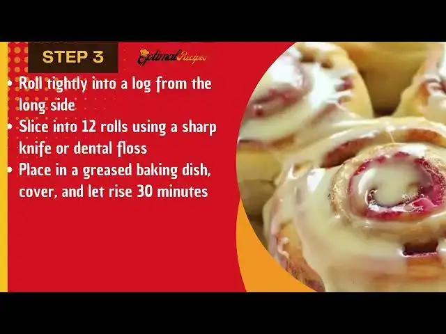 Video thumbnail for Raspberry Cinnamon Rolls with Lemon Glaze Recipe