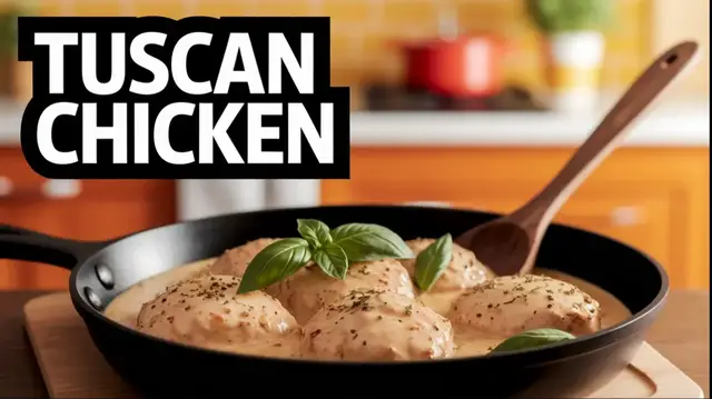 'Video thumbnail for Tuscan Chicken'