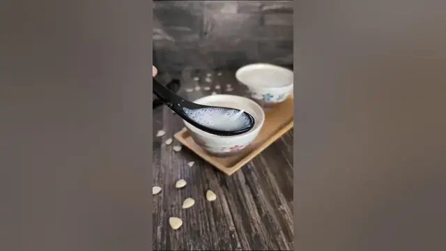 Video thumbnail for Discover the Secret: Chinese Almond Dessert Soup with Egg White!  #cooking #asianfusion #chinesesoup