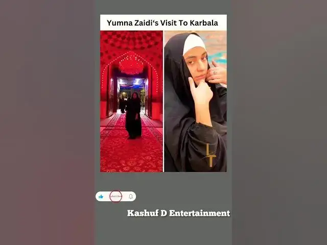 Video thumbnail for Yumna Zaidi At Karbala #karbala #yumnazaidi