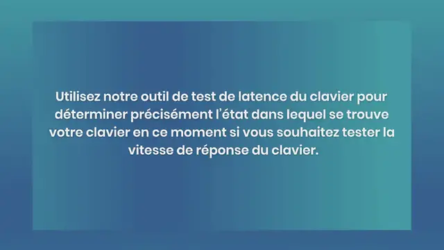 Video thumbnail for Test de latence du clavier | Temps de réponse et taux d’interrogation