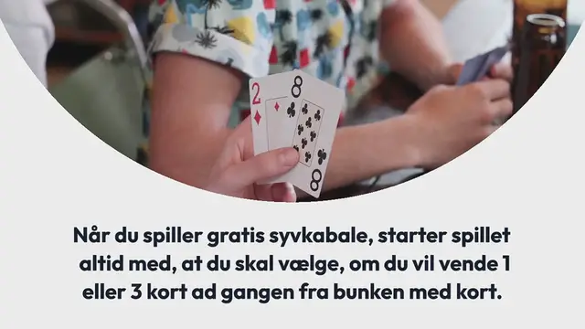 Video thumbnail for Vende 1 eller 3 kort i 7-kabale – hvad skal du vælge?