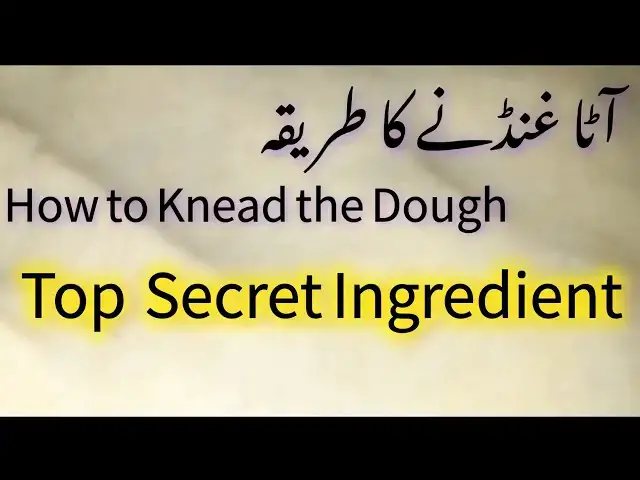 Video thumbnail for Aata gundne Ka Tarika | How to Knead the Dough | 1 Secret Ingredient