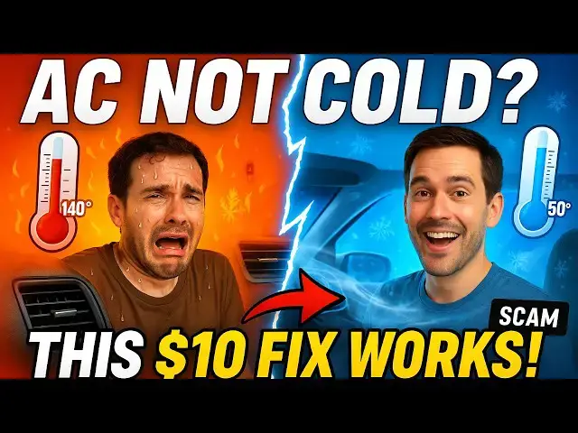 'Video thumbnail for Why Your Car's AC Sucks (And How to Fix It WITHOUT Spending $2,000)'