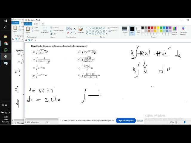 Video thumbnail for mate51 ejercicios integrales parte 1