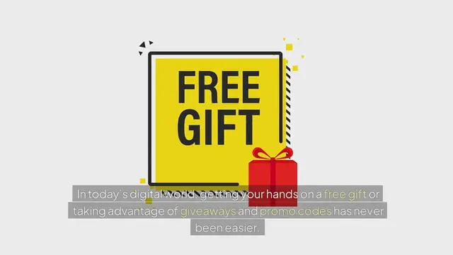 'Video thumbnail for Score a Free Gift : Giveaways and Promo Codes'