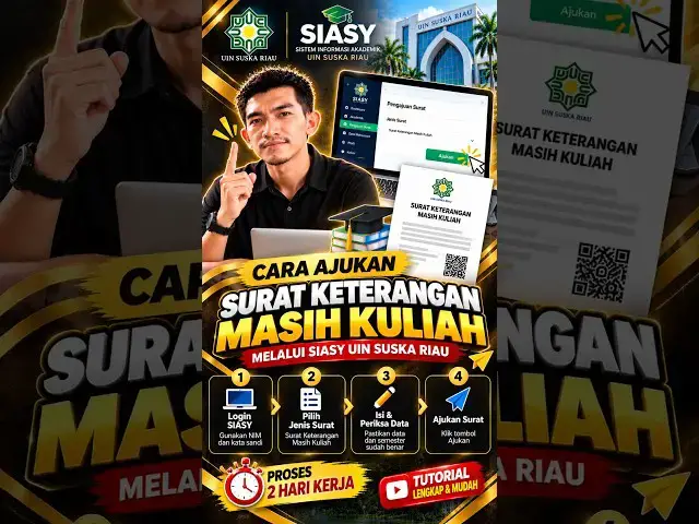 Video thumbnail for 📄 PANDUAN PENGISIAN SURAT KETERANGAN MASIH KULIAH MELALUI SIASY