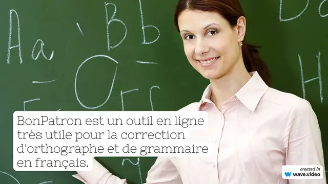 'Video thumbnail for « BonPatron » correcteur d_orthographe et de grammaire en fautes'