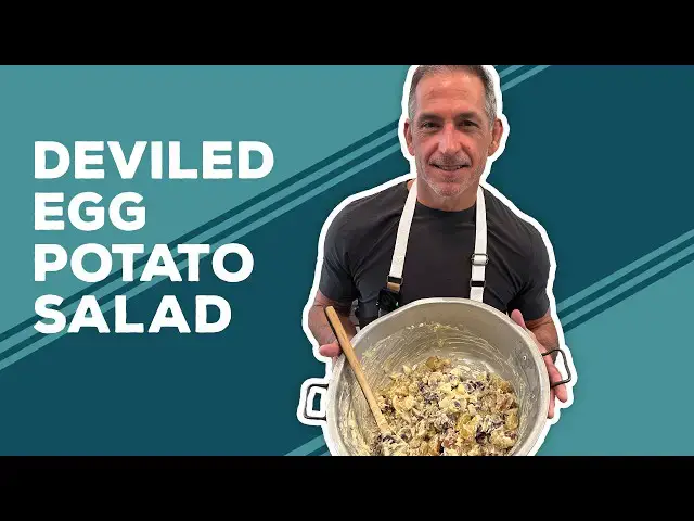 Video thumbnail for Love & Best Dishes: Deviled Egg Potato Salad Recipe | Memorial Day Side Dish Ideas