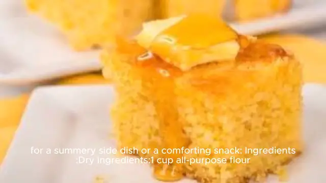 Video thumbnail for sweet cornbread recipe