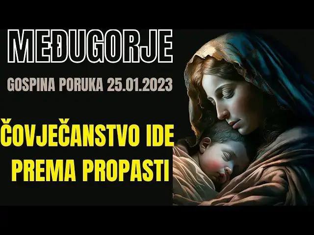 Video thumbnail for MEĐUGORJE GOSPINA PORUKA  - ČOVJEČANSTVO IDE PREMA PROPASTI