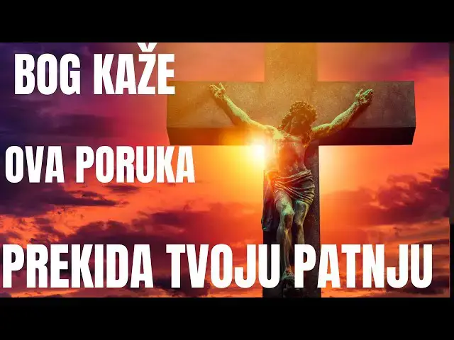 Video thumbnail for BOG ŽELI PREKINUTI TVOJU PATNJU SA OVOM PORUKOM