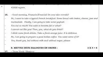 Video thumbnail for 11th French Half Yearly Question Paper & Answer Keys 2018 - 19 | Team Aspirants