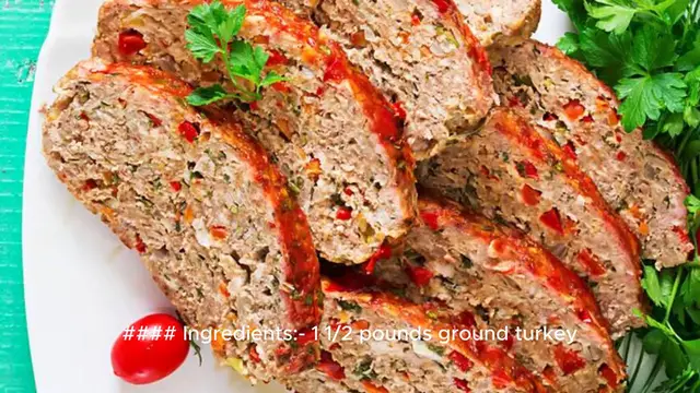 Video thumbnail for turkey meatloaf recipe
