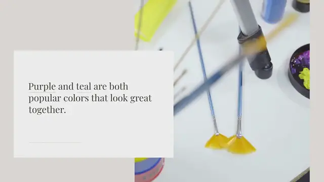 Video thumbnail for What color does purple and teal make?