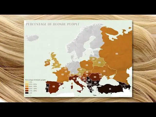 'Video thumbnail for Where Is Blonde Hair Most Common in Europe?'