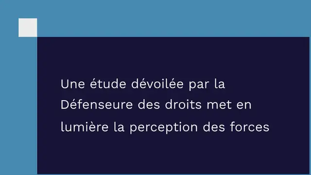 Video thumbnail for Plus de la moitié des forces de l’ordre priorisent le succès de leur mission sur le respect de la loi, selon une étude