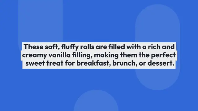 Video thumbnail for Vanilla Cream Rolls