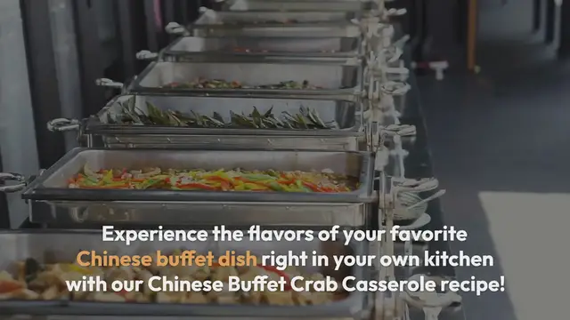 Video thumbnail for Chinese Buffet Crab Casserole