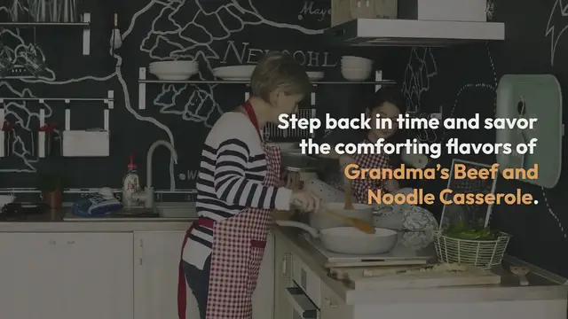 Video thumbnail for Grandma’s Beef and Noodle Casserole