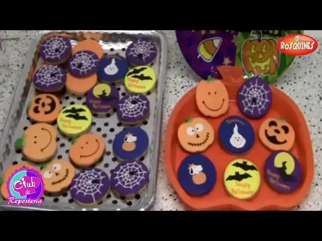 'Video thumbnail for Galletas para Halloween  -  Ocho Ideas para Decorar'