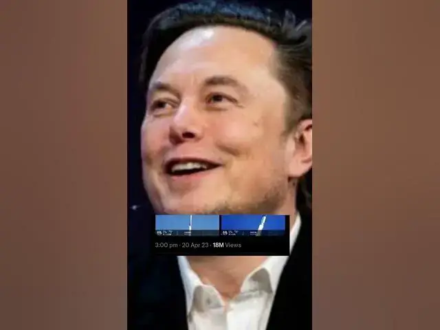 Video thumbnail for Elon Musk's SpaceX rocket explodes during first launch #shorts