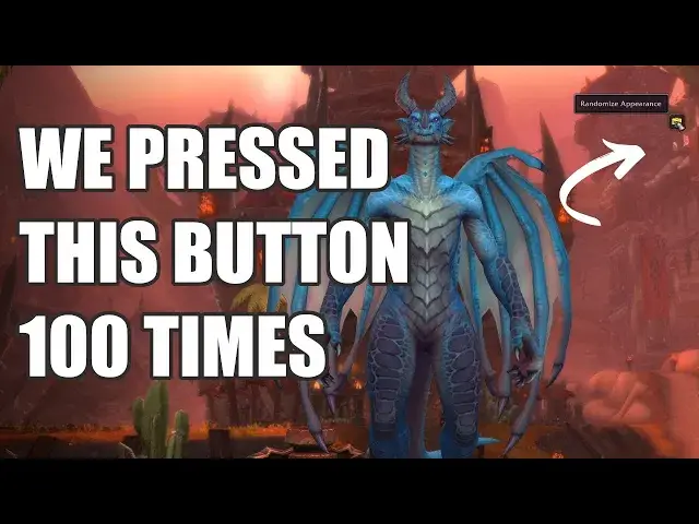 'Video thumbnail for We pressed randomize on the Dracthyr character creator 100 times.'