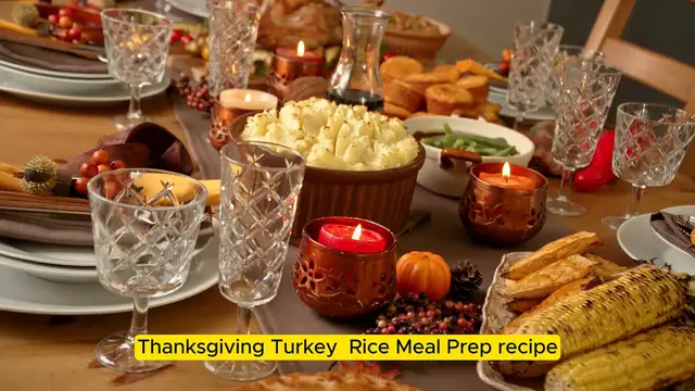 Video thumbnail for _ Thanksgiving Turkey & Rice Meal Prep