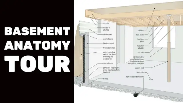 Video thumbnail for BASEMENT FINISHING COURSE VIDEO: Basement Anatomy Tour