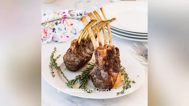 Video thumbnail for lamb rack recipe