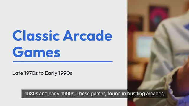 Video thumbnail for Classic Arcade Games
