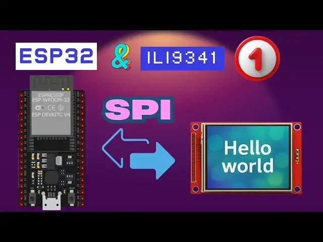Video thumbnail for ESP32#10 ESP SPI LCD || PART 1 || Interface LCD using inbuilt library || ILI9341 || ST7735