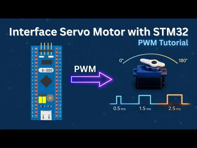Video thumbnail for Master Servo Control on STM32 with PWM & HAL Libraries