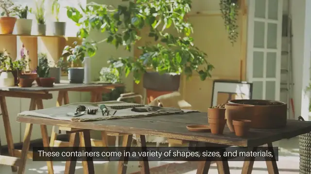 Video thumbnail for Indoor Gardening Containers