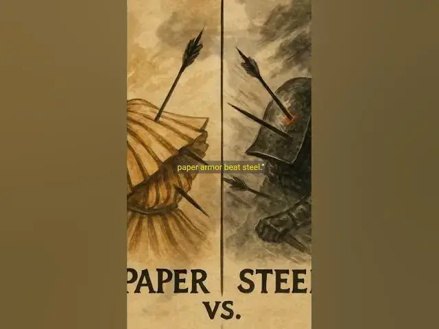 Video thumbnail for THE ARMOR MADE OF PAPER That Was STRONGER Than STEEL