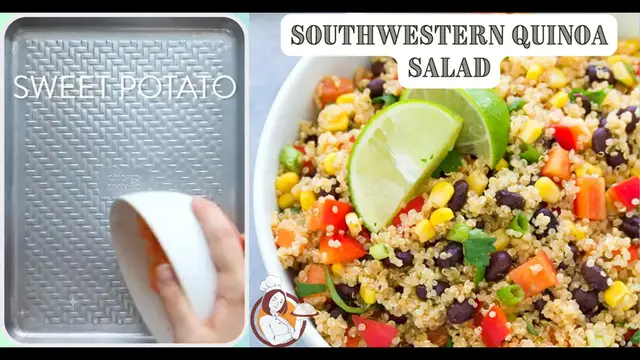 Video thumbnail for Southwestern Quinoa Salad