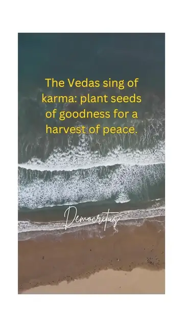 'Video thumbnail for "Karma Wisdom from the Vedas 🌱✨" #shorts'