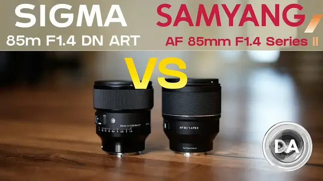 'Video thumbnail for Samyang AF 85mm F1.4 II vs Sigma 85mm F1.4 DN ART'