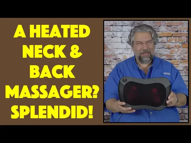 Video thumbnail for TERELAX TE9916 Heated Back & Neck Massager -- REVIEW